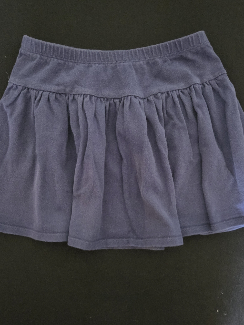 Gymboree Navy Gathered Skater Skirt Size 8